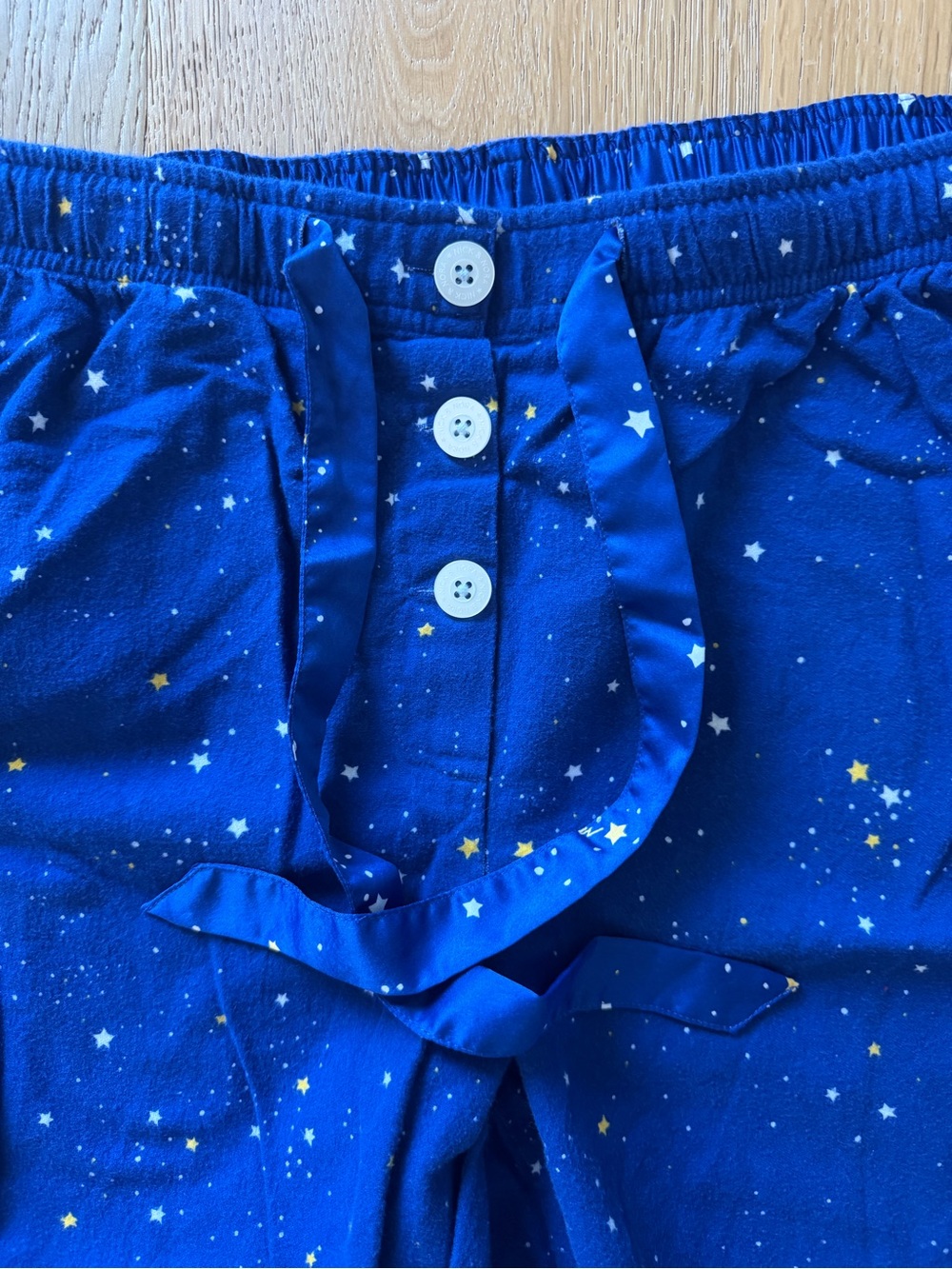 NICK & NORA Starry Night Before Christmas Pajamas Flannel Set XXL - Picture 7 of 9
